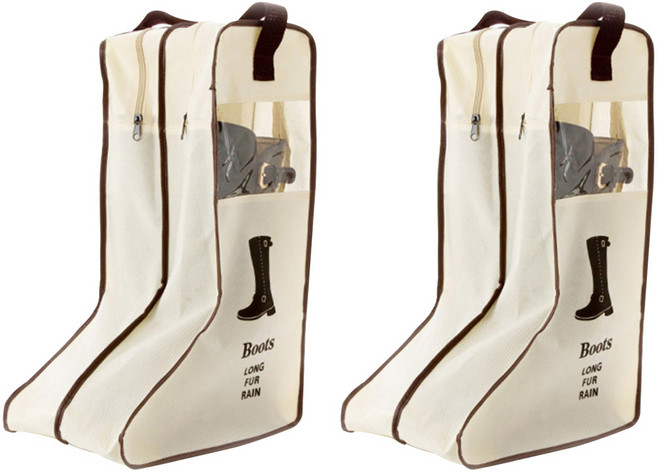 마켓감성 부츠 보관가방 L, 베이지, 2개