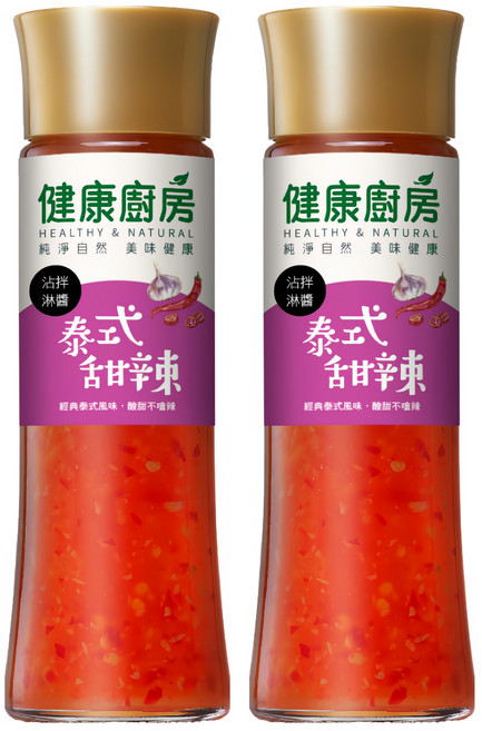 健康廚房 泰式甜辣拌醬, 200ml, 2瓶