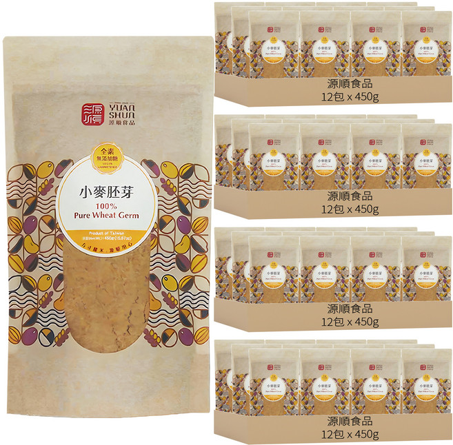 源順食品 小麥胚芽, 450g, 48包