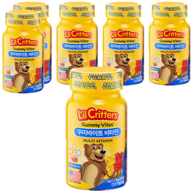 L'il Critters GummyVites 維他命, 70錠, 6個