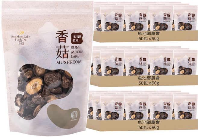 魚池鄉農會 中朵香菇, 90g, 150包
