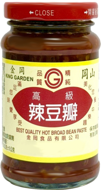 KING GARDEN 金岡 辣豆瓣 中, 230g, 1罐