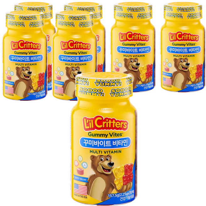 L'il Critters GummyVites 維他命, 70錠, 7個