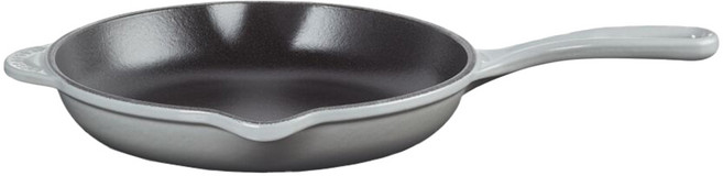 LE CREUSET 單柄圓鐵煎盤 迷霧灰, 1個, 20cm