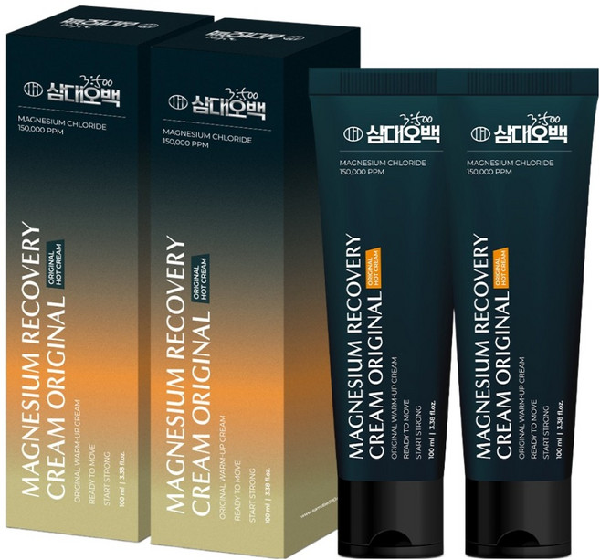 삼대오백 마그네슘 리커버리 크림 오리지널, 2개, 100ml