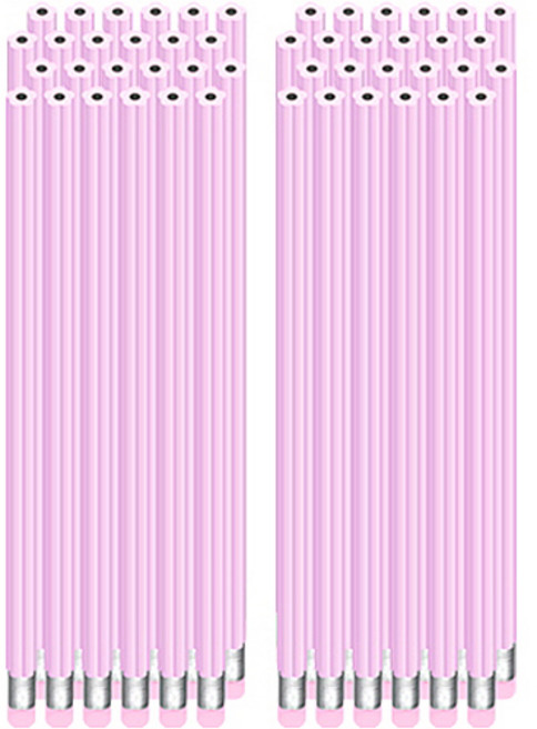 영아트 플라워 연필 HB, 핑크, 48개