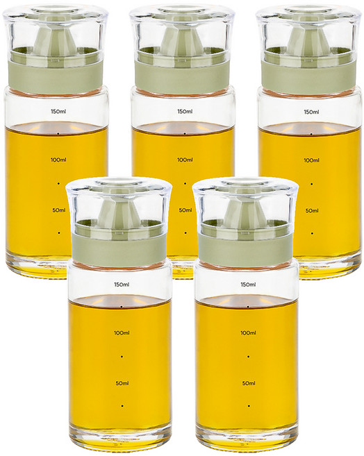 시노글라스 키텐실 실리콘 오일병 S CAP 세이지, 170ml, 5개