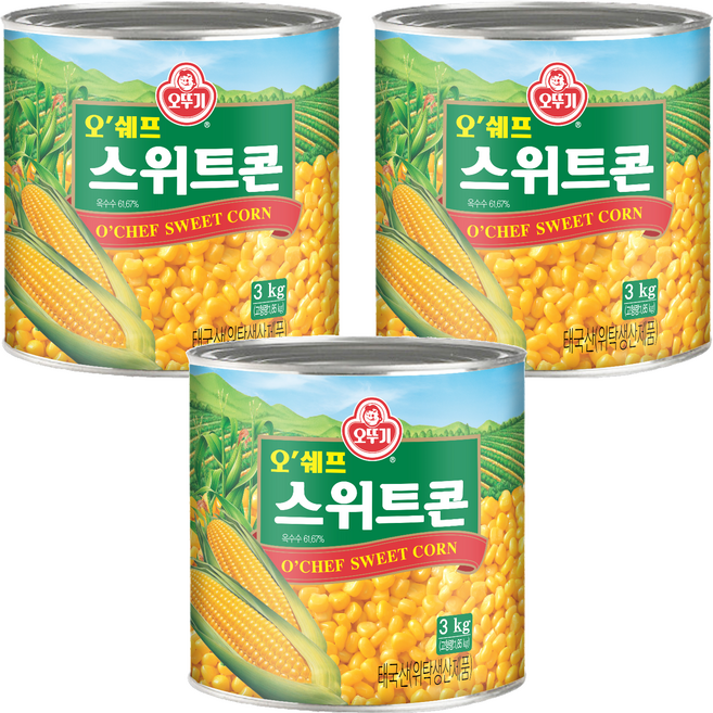 오뚜기 스위트콘 3kg, 3개