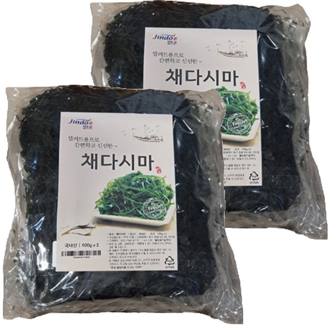 진도군 채다시마, 100g, 2개