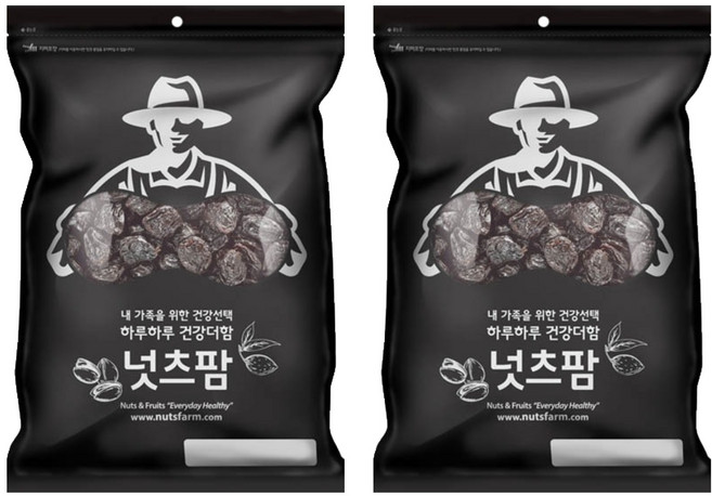 넛츠팜 씨를 뺀 건자두, 400g, 2개