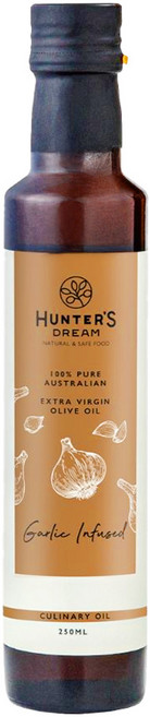 HUNTER'S DREAM 獵人谷之夢 澳洲蒜味特級初榨橄欖油, 250ml, 1瓶