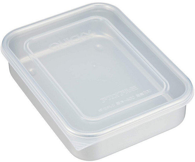 AKAO 鋁合金保鮮盒 淺型 S 0.7L, 1個, 1個