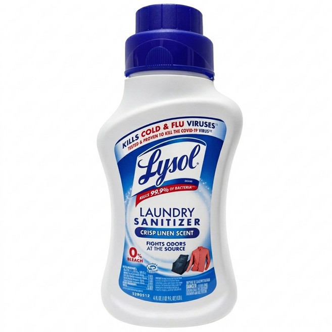 Lysol 來舒 衣物抗菌液 清新亞麻, 1.21L, 1入, 1瓶