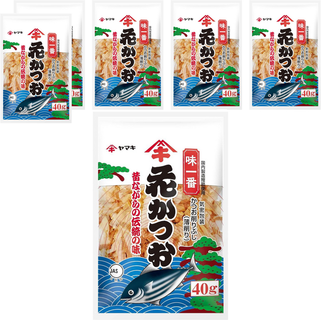 Yamaki 雅媽吉 柴魚片, 6個, 40g