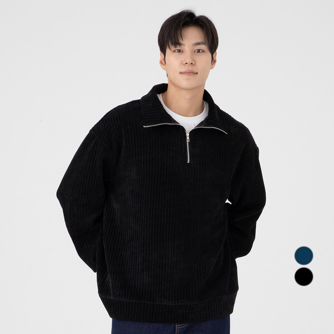 CARET 羅紋半拉鍊運動衫