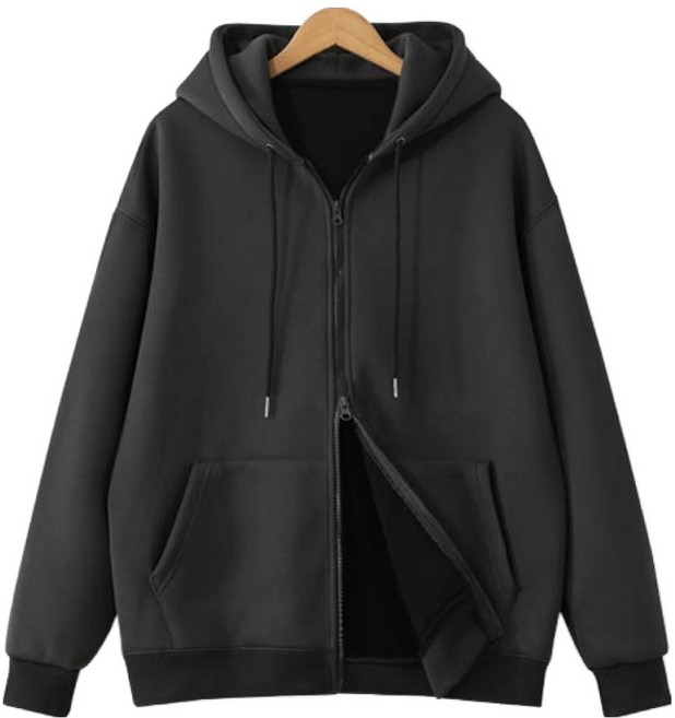 엠엔씨 남녀공용 박스핏 투웨이 후드집업 MDHD574JO