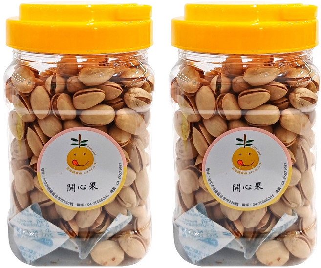 吉時饌 開心果 香脆可口 適合各種場合 無添加葷類成分, 300g, 2罐
