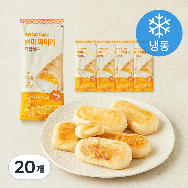 고고단 떡마리 더블치즈 (냉동), 100g, 20개, 1개입