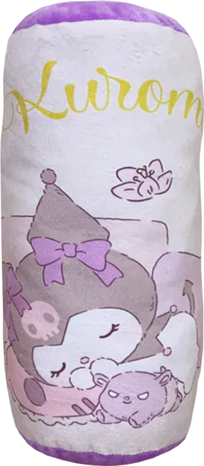 Sanrio 三麗鷗 酷洛米小圓筒造型抱枕, 午睡時光 紫色