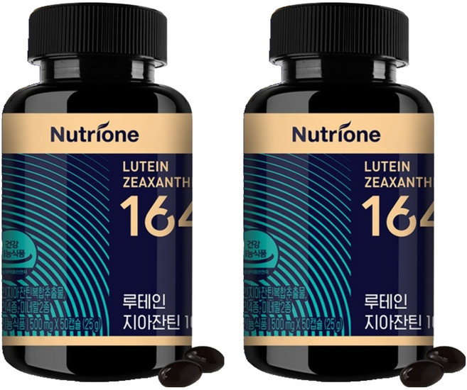 뉴트리원 루테인 지아잔틴 164, 50정, 25g, 2개
