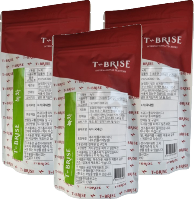 브리즈 녹차, 2g, 20개입, 3개