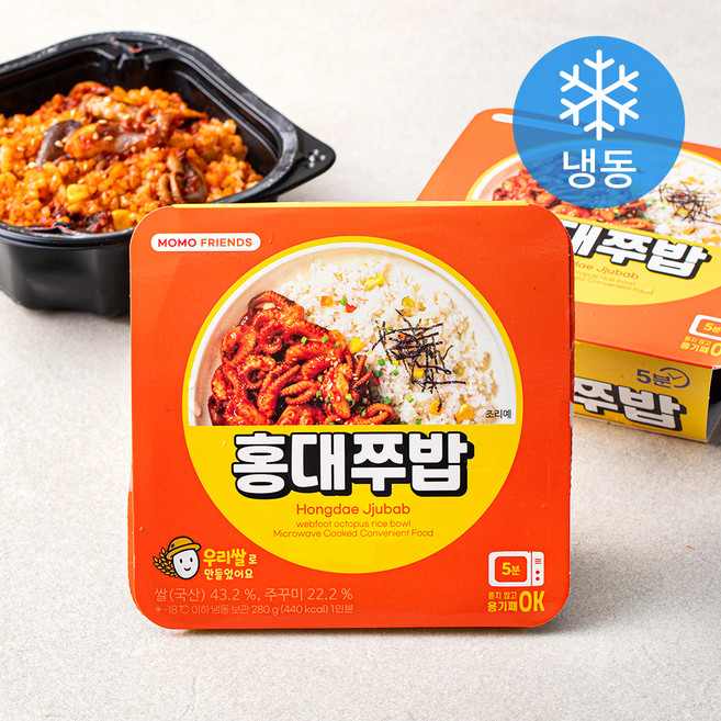 홍대 쭈밥 (냉동), 280g, 3개