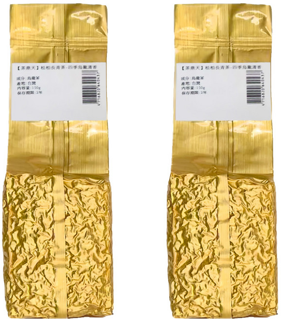 CHA-DING TEA 茶鼎天 松柏長青茶 清香, 150g, 1包, 2包