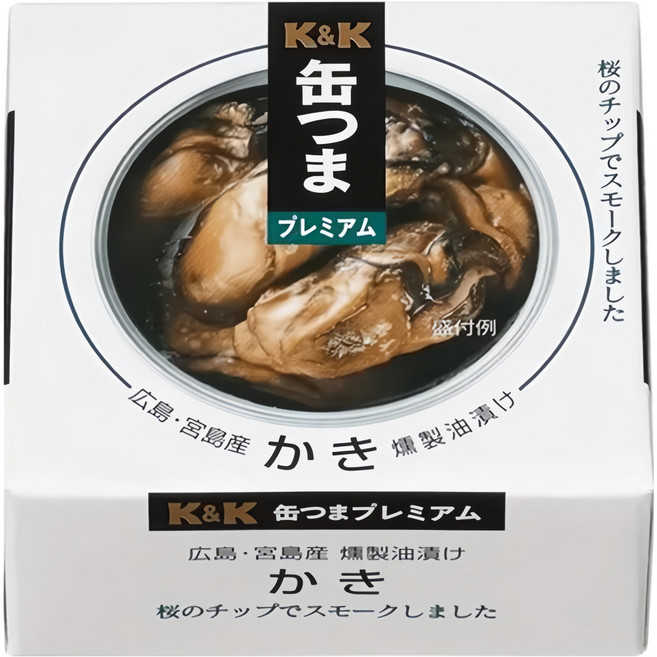 K&K 燻牡蠣, 50g, 1罐