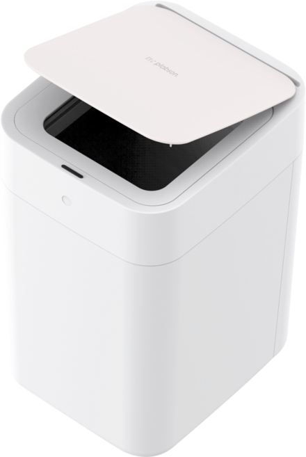 플랩슨 오즈캔 자동 센서 무선 인테리어 휴지통 15.5L OZ1, 바닐라(핑크베이지)