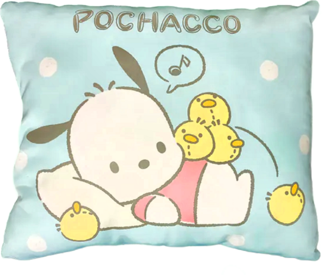 U-House 樺新 SANRIO 三麗鷗 長方型抱枕, 帕恰狗 休息時間, 1個