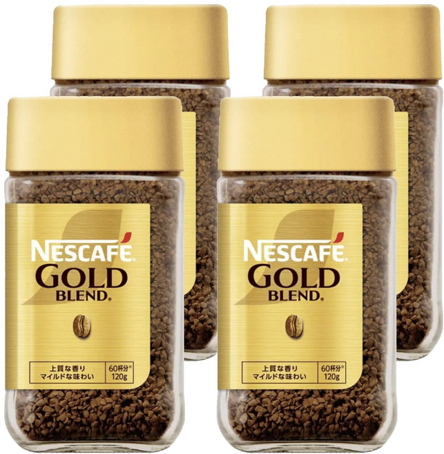 NESCAFE 雀巢咖啡 金牌微研磨咖啡, 120g, 1入, 4罐