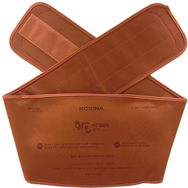 코시나 황토 냉 온 면 찜질팩 허리용, 1개