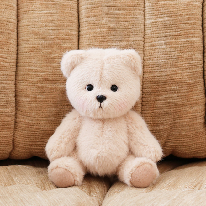 테디테일즈 레나베어 인형 XS, 15cm, 밀크티, 1개