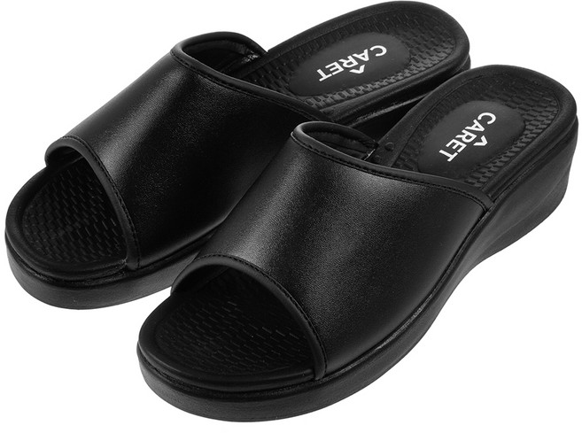 캐럿 소프트 이중쿠션 중굽 미들힐 슬리퍼