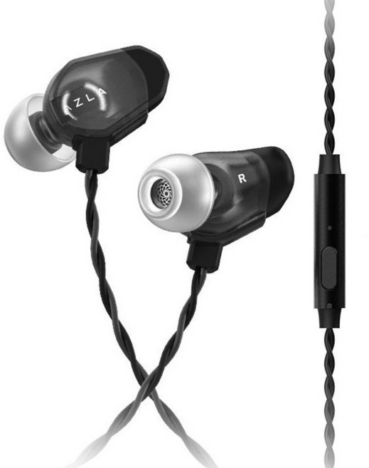 아즈라 마이크탑재 DAC FPS 게이밍 이어폰, AIM8, 블랙