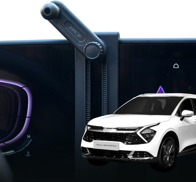 JUPAZIP The All New Sportage NQ5 專用螢幕非黏著式車用手機支架, 1個, 迪奧新獅跑 NQ5, 黑色