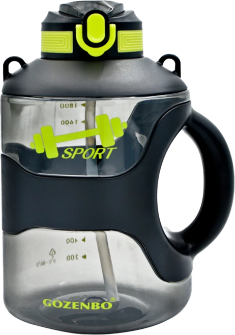 GOZENBO 御膳坊 健身運動酷涼壺, 顏色隨機, 1個, 2200ml
