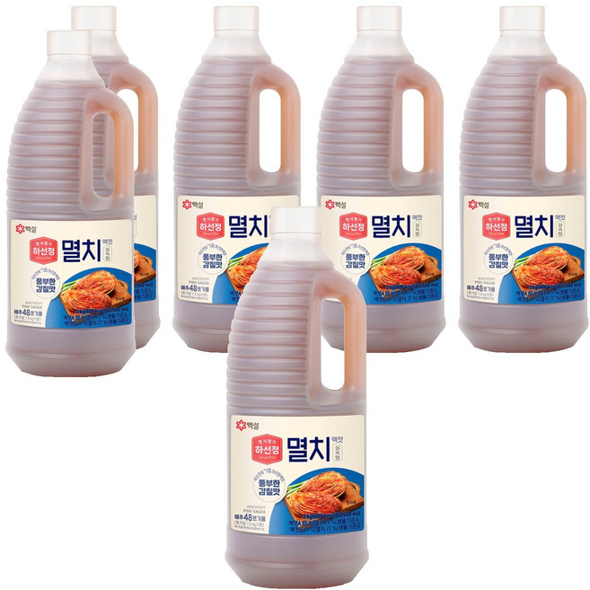 하선정 멸치 액젓, 3kg, 6개