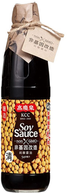 高慶泉 非基因改造純釀醬油, 540ml, 1瓶