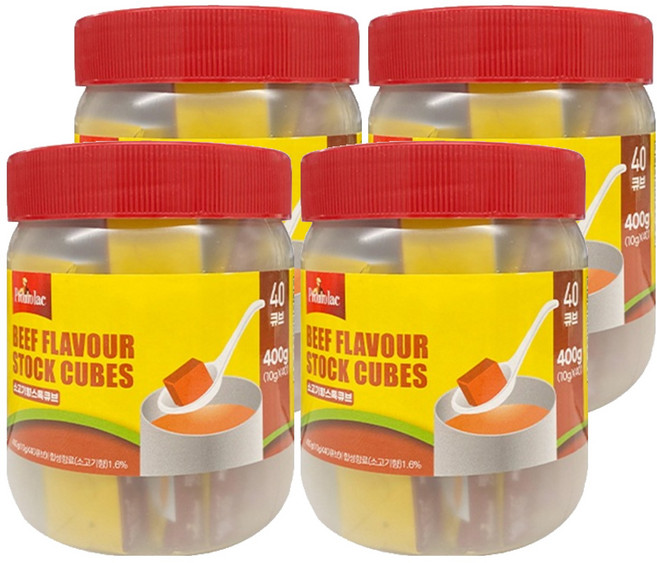 프로모락 소고기향 스톡 큐브 40p, 4개, 400g