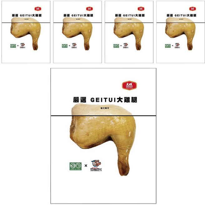 大成 嚴選geitui大雞腿, 110g, 5包, 雞腿