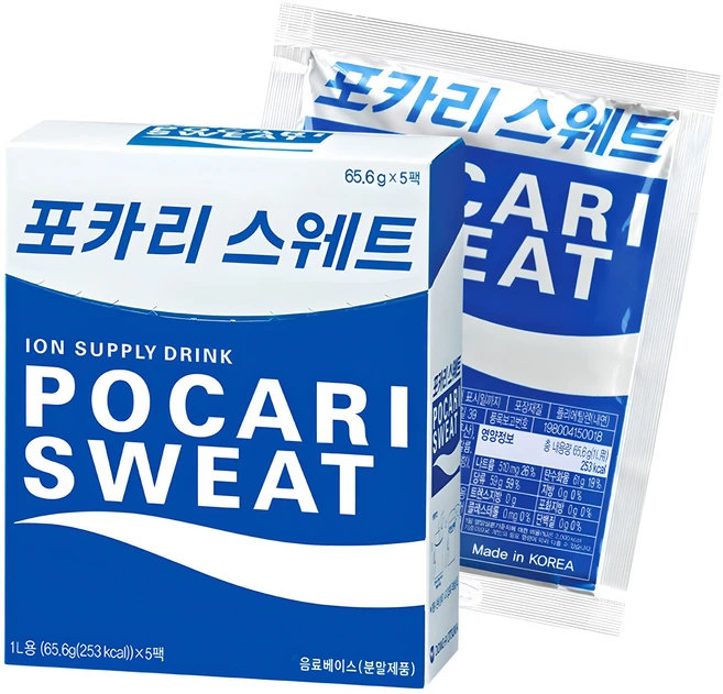 포카리스웨트 분말, 65.6g, 5개 - 쿠팡