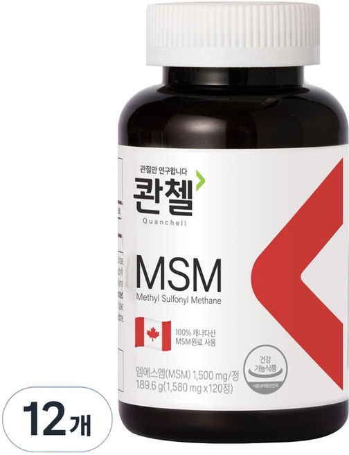 콴첼 MSM, 120정, 12개