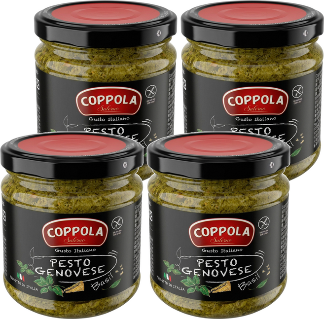 COPPOLA 柯波拉 義大利起司松子青醬, 180g, 4罐