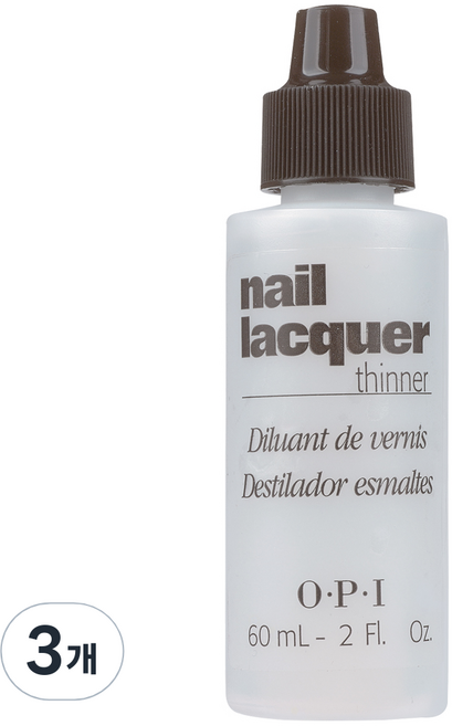 오피아이 네일 래커 띠너, 3개