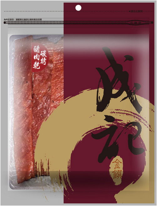 成記食品 碳烤豬肉乾, 285g, 1包