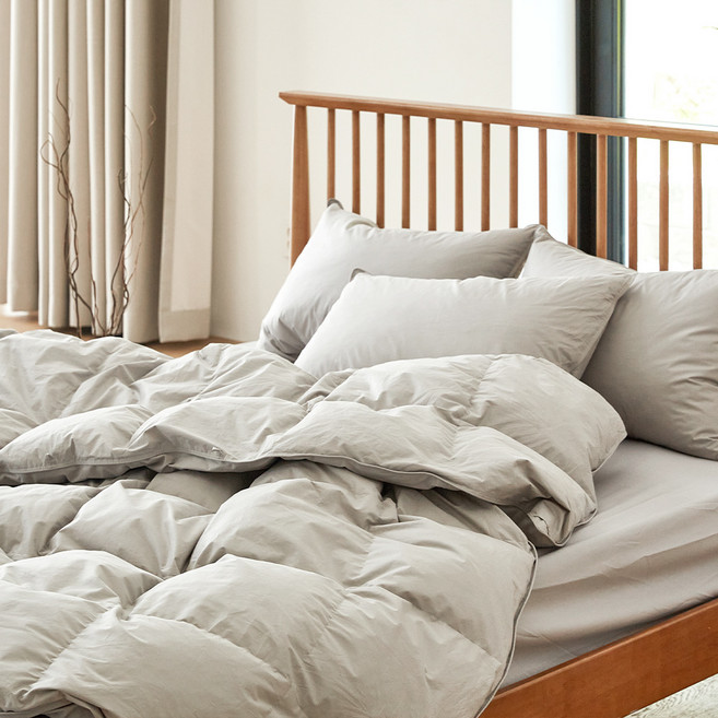 라뽐므 사계절용 오폴레 구스이불, 라이트그레이