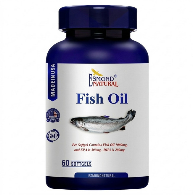ESMOND NATURAL 愛司盟 純淨魚油軟膠囊, 60顆, 1罐