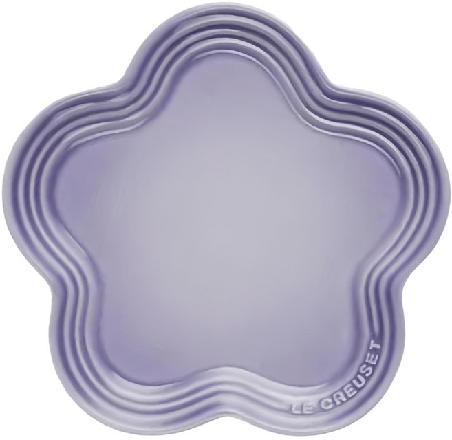 LE CREUSET 花型盤 460g, 藍鈴紫, 1個