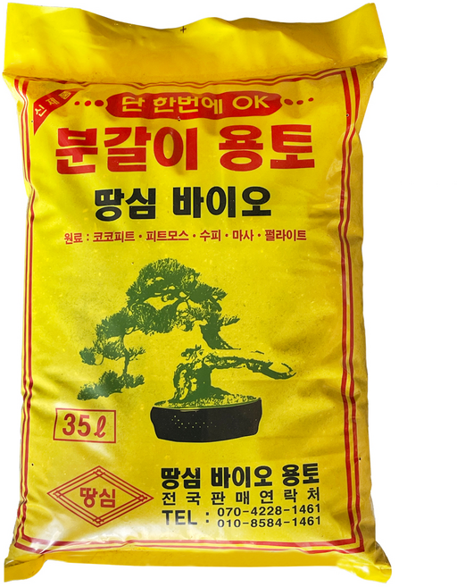 땅심 분갈이 혼합토, 1개, 35L